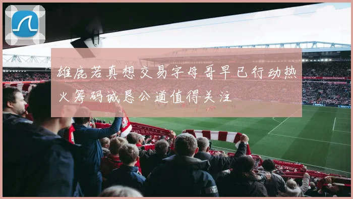 雄鹿若真想交易字母哥早已行动热火筹码诚恳公道值得关注
