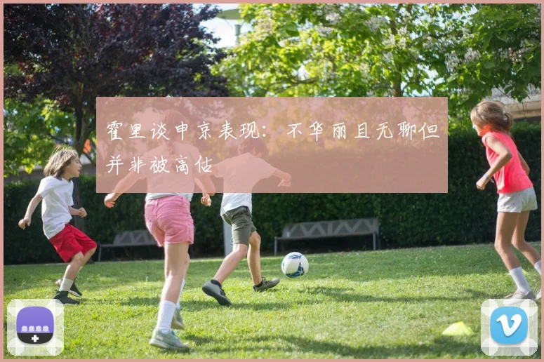 霍里谈申京表现：不华丽且无聊但并非被高估